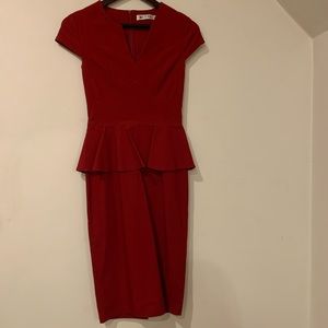 Muxxn peplum wiggle dress